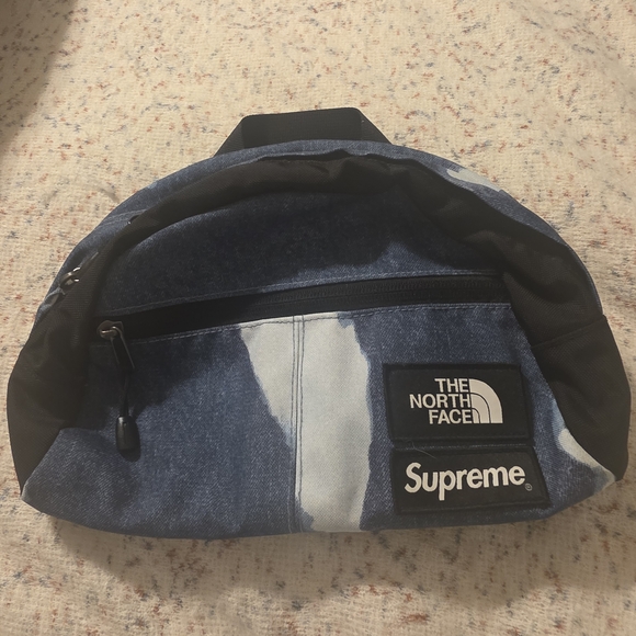 The North Face Blue and Black Men's Bag